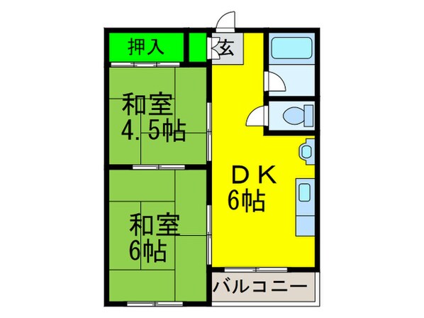 大栄マンションの物件間取画像